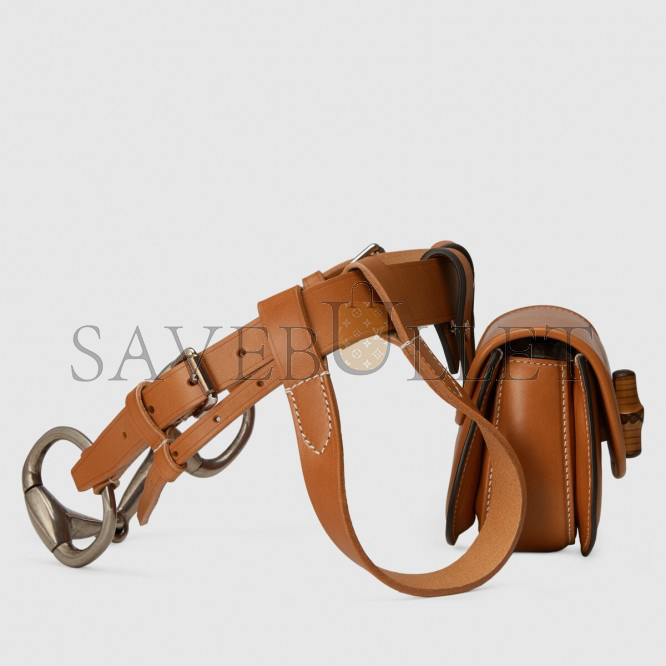 G*u*i bamboo 1947 mini belt bag 681137 (18*11.5*6cm)